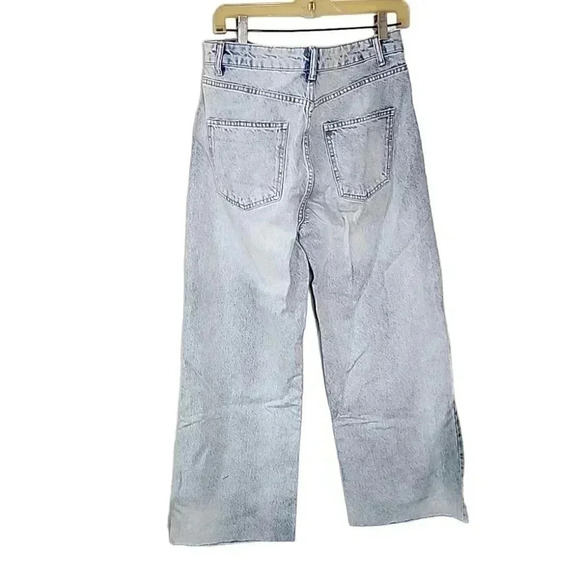 Zara The Boogie Pant Relaxed cropped jeans. Size 6 - Picture 2 of 4